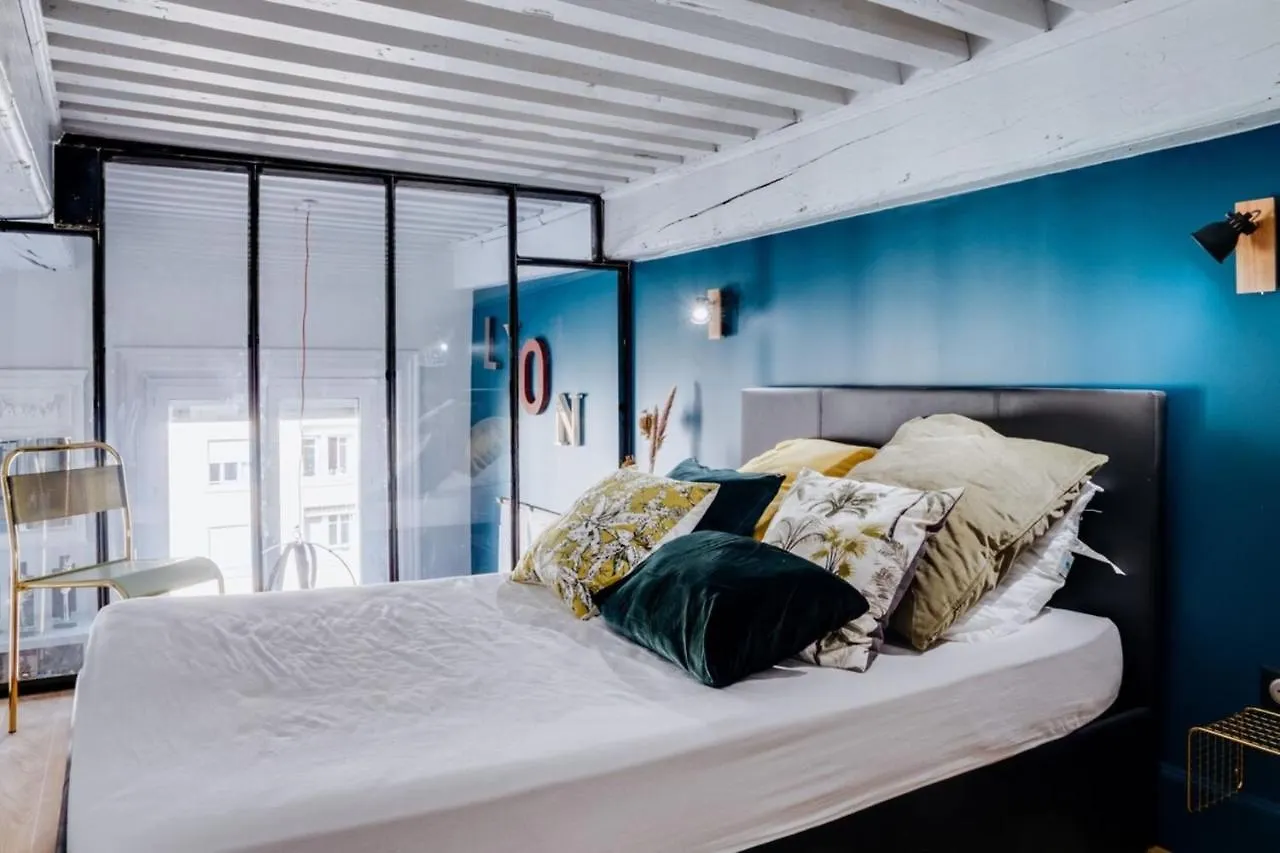 Appartement Perrod - Industrial Duplex Loft - Lyon Croix-Rousse France